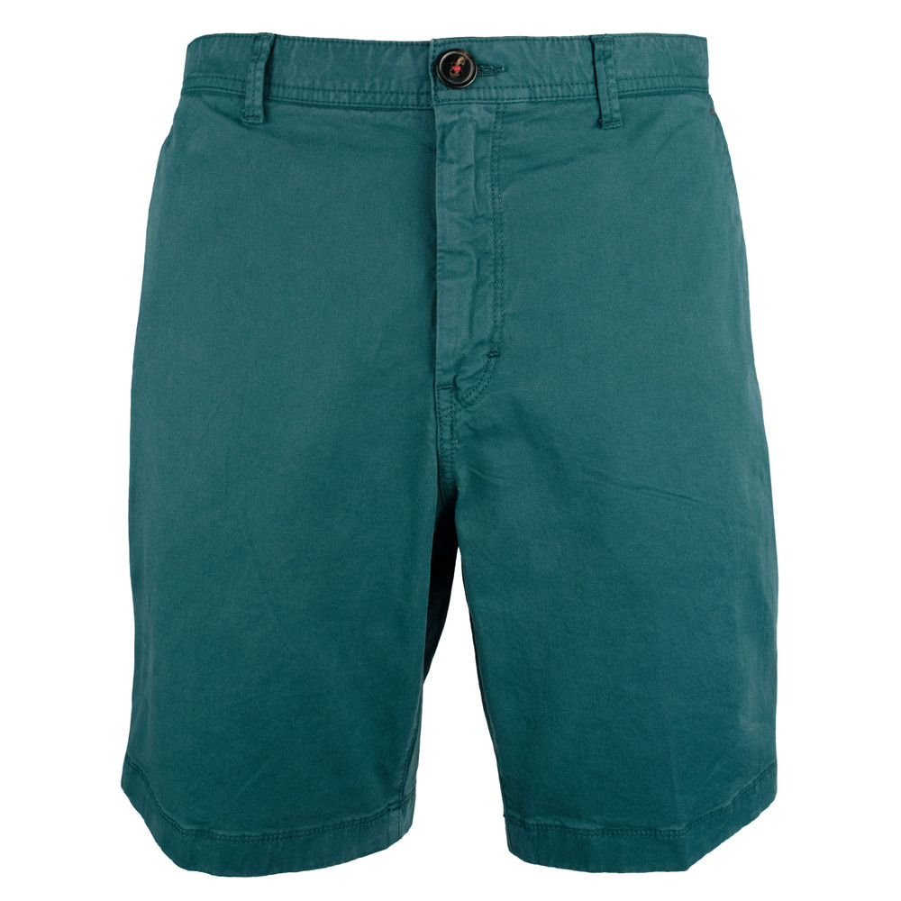 Michael Kors Men's Garment Dyed Stretch Cotton Blend Shorts (40W, Dark Teal)